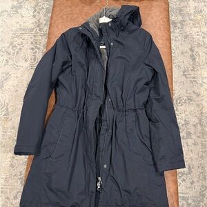 L.L. Bean Women's Navy Hooded Snow Jacket